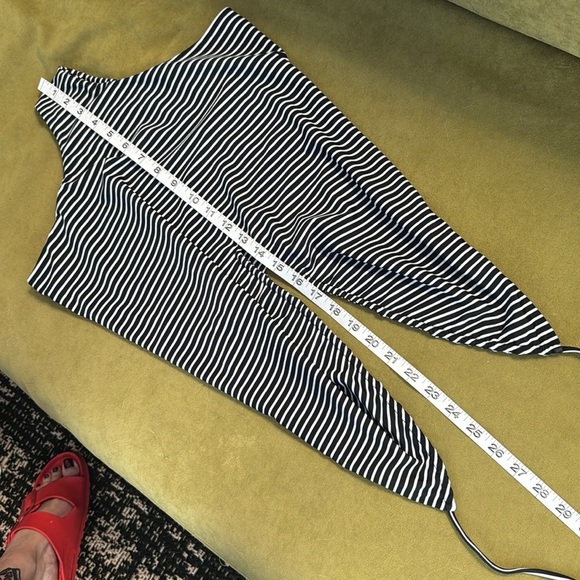 MIKOH Luana One Piece Swim Suit Black/White STRIPED XL 74 - Picture 14 of 16